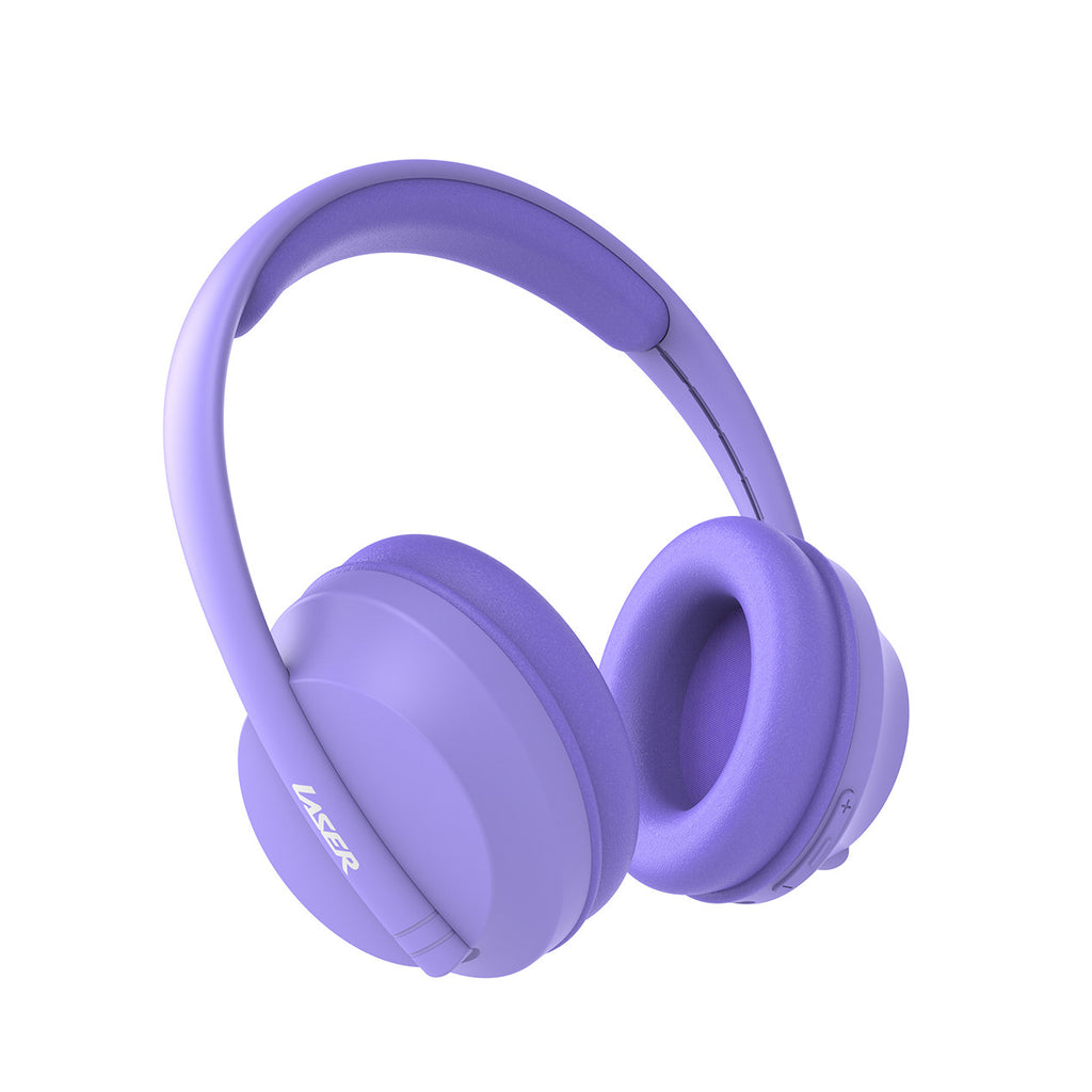 Laser Volume-Limited ANC Kids Wireless Headphones – Lila - Electronics > Headphones and Earphones > Over Ear Headphones
