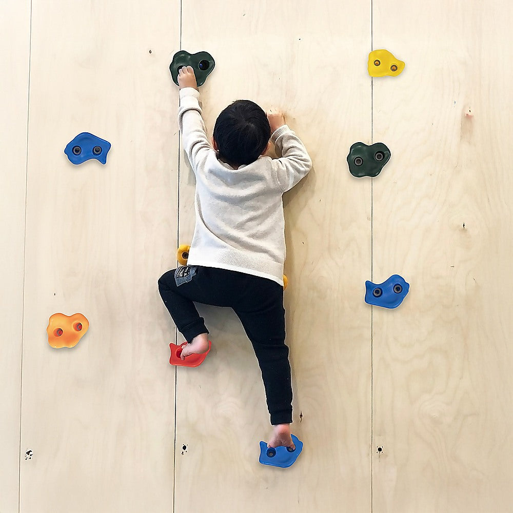 Rock Climbing Holds – 10 Piece Set for Motor Skill Development - Baby & Kids > Baby & Kid's Toys > Activity Toys