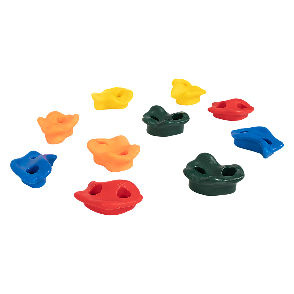 Rock Climbing Holds – 10 Piece Set for Motor Skill Development - Baby & Kids > Baby & Kid's Toys > Activity Toys