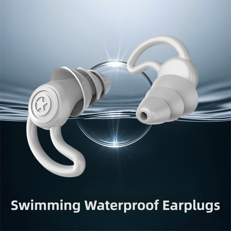 Reusable Silicone Ear Plugs – Waterproof & Comfortable - Health & Beauty > Health & Wellbeing > Protective Equipment
