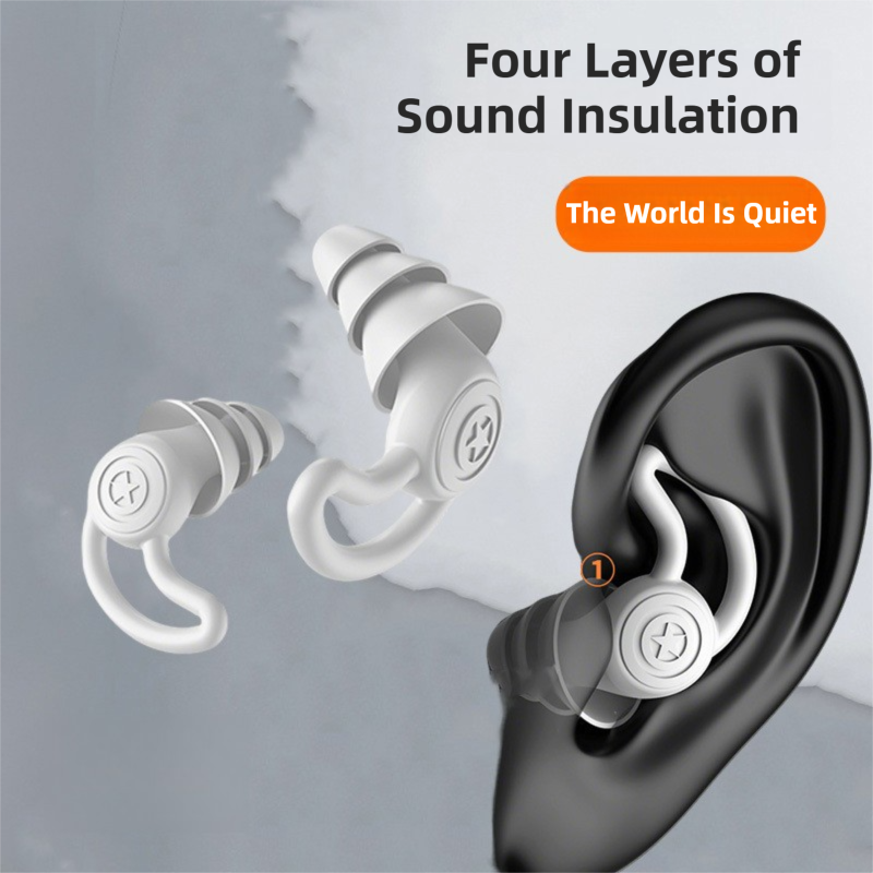 Reusable Silicone Ear Plugs – Waterproof & Comfortable - Health & Beauty > Health & Wellbeing > Protective Equipment