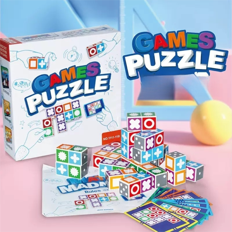 Logic Matching Puzzle Game | Spatial Thinking & Coordination - Gift & Novelty > Games > Jigsaw Puzzles & Accessories