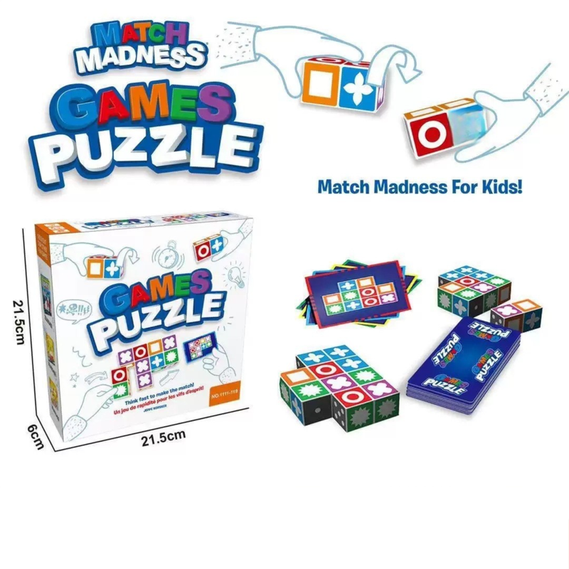 Logic Matching Puzzle Game | Spatial Thinking & Coordination - Gift & Novelty > Games > Jigsaw Puzzles & Accessories