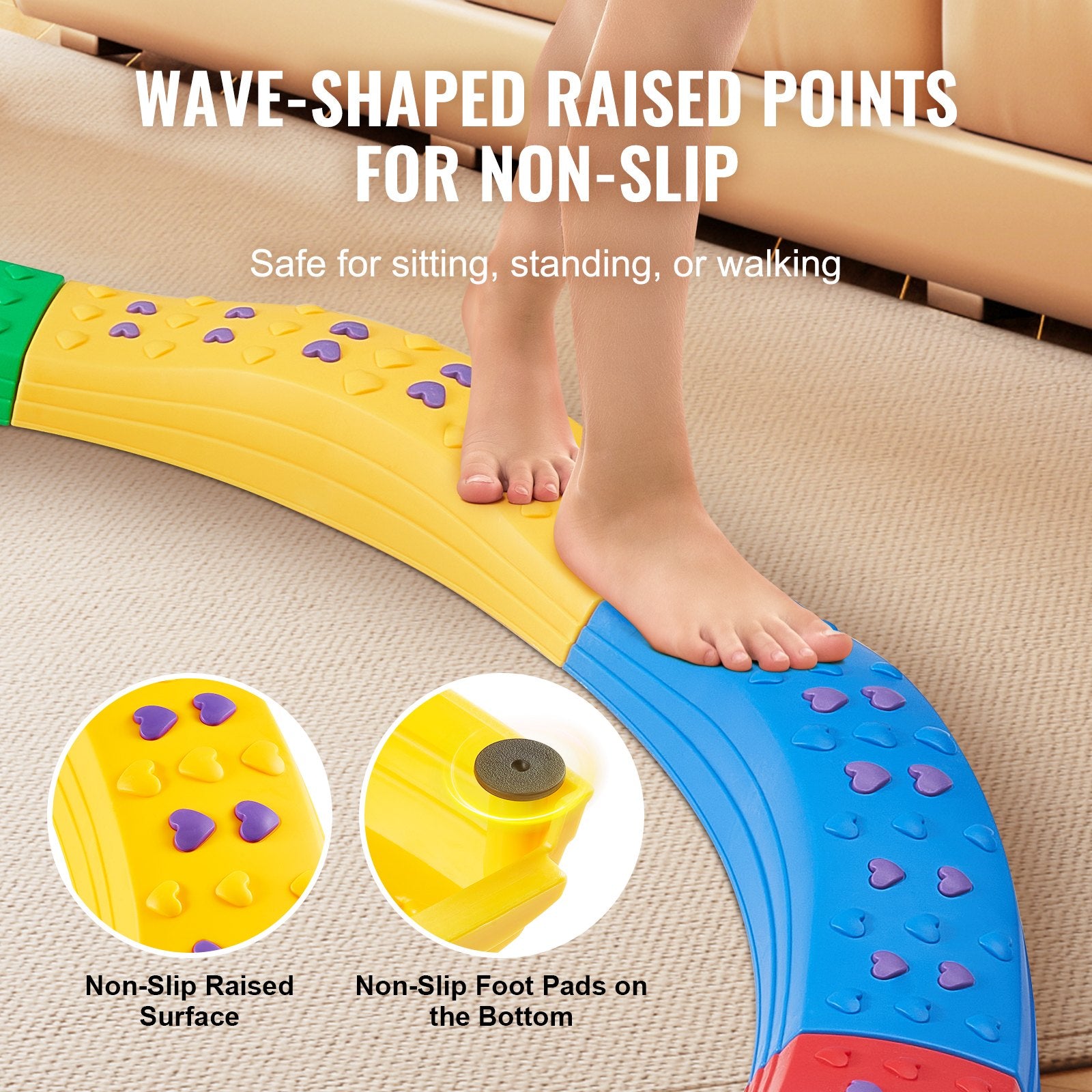 Montessori Balance Beam - Baby & Kids > Baby & Kid's Toys > Outdoor Play Equipment