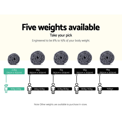 Giselle Weighted Blanket 2.3KG Kids - Home & Garden > Bedding > Blankets & Throws