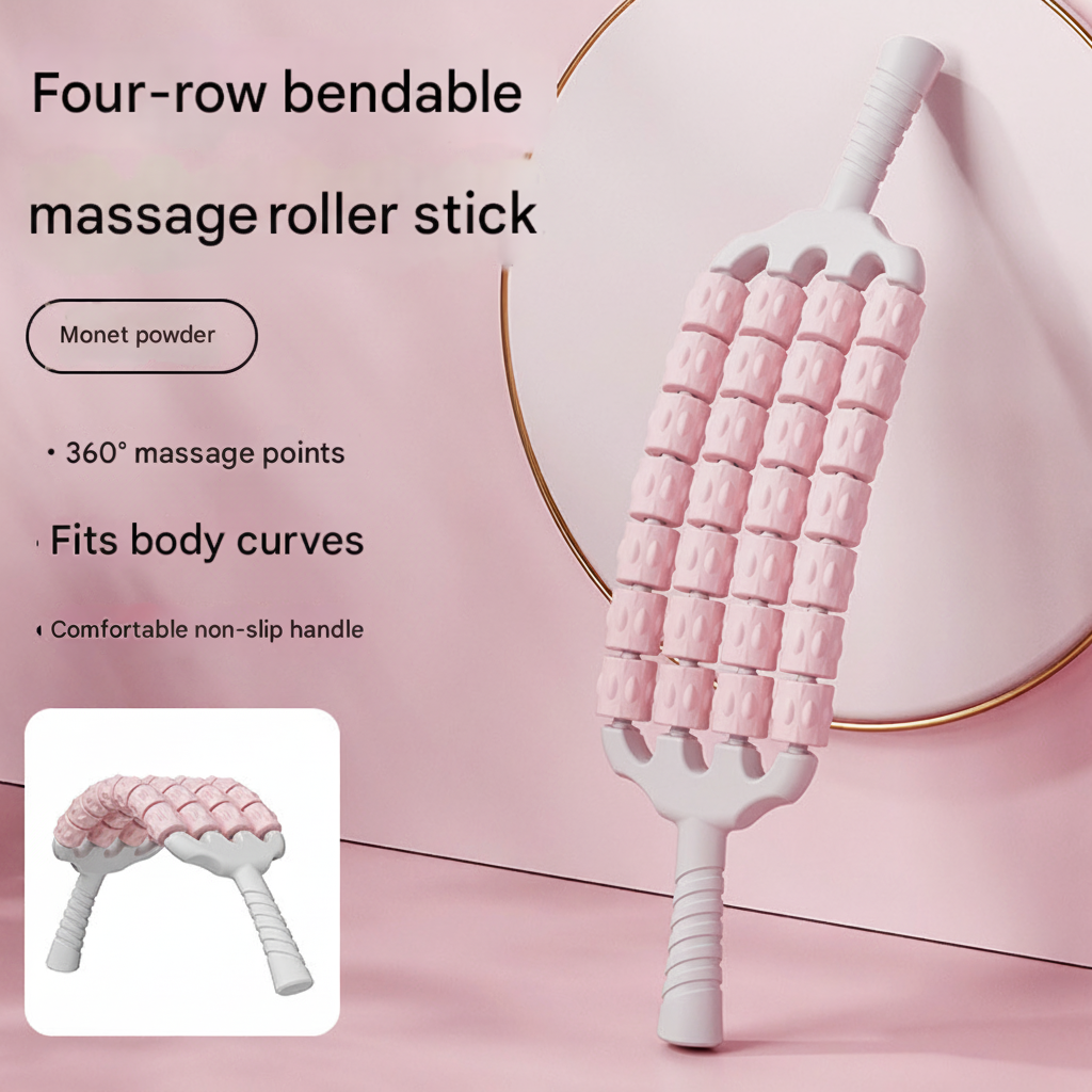 Bendable Massage Roller | Flexible Body Roller for Everyday Use - Sports & Fitness > Exercise, Gym & Fitness > Gym Equipment & Accessories